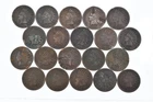 Lot 20 1800's 1890-1899 Indian Head Penny Cents US Coin Collection 2/5 Roll *869