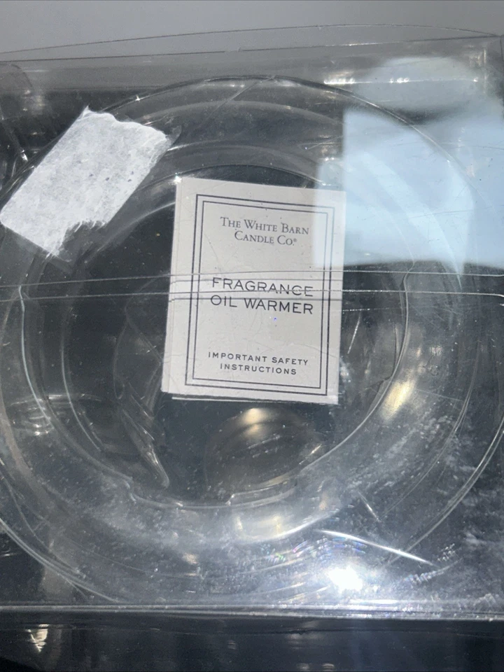 The White Barn Candle Co. Fragrance Oil Warmer, Blue Silver, New, NIB - Image 2 of 3