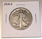 1919 P Walking Liberty Silver Half Dollar- Better Date VG - ORIGINAL, FULL DATE