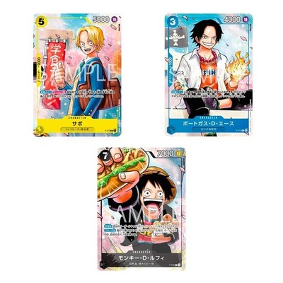 The Strongest Three Brothers PACK P-073 074 075 ONE PIECE Card