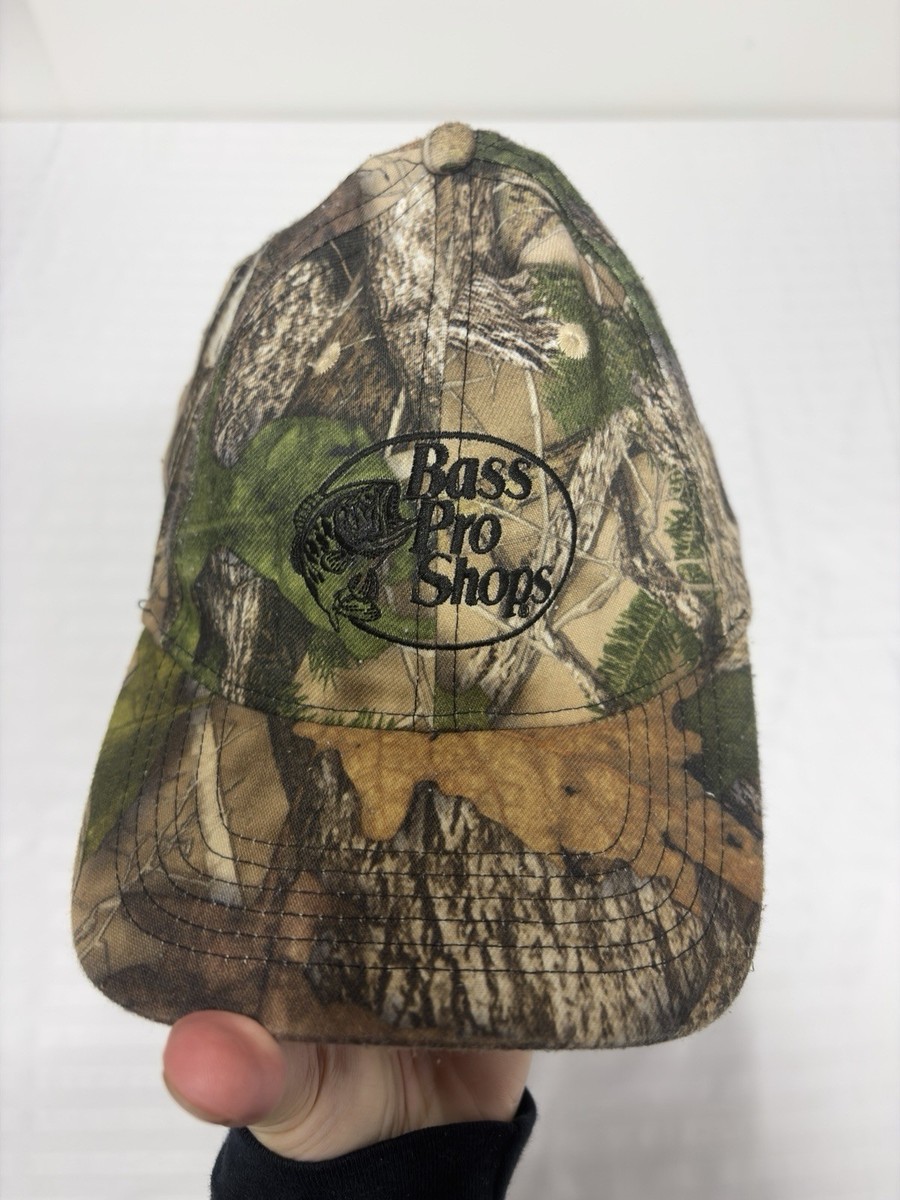 Bass Pro Shops Hat Cap Camouflage Green Leaf Camo Hunting Outdoor