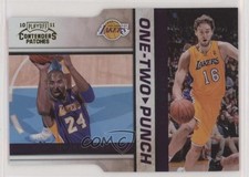 2010 Playoff Contenders Patches Gold Die-Cut 95/99 Kobe Bryant Pau Gasol HOF 7y2