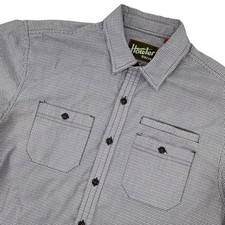 Howler Bros Mens Short Sleeve Button Up Shirt Plaid Men's Medium Western