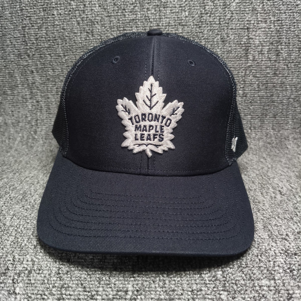 '47 Brand Toronto Maple Leafs NHL Navy Blue Trucker Hat Snapback Cap New Z0630