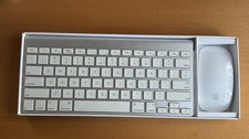 Apple Magic Keyboard and Mouse. Model A1314 and A1296 Battery Powered Used