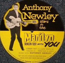 Anthony Newley - Marilyn's Screen Test No. 2 Riverboat Sweetheart Flexi, 7" -