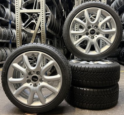 4X Orig Mini Winter Wheels Jcw Race Spoke 498 205/45 R17 88V Cooper 6855110 3611