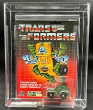 Transformers   Brawn  1st Release CLEAR bubble   AFA   80 75 85   FREE US Ship