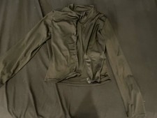 Black workout zip up jacket Size large