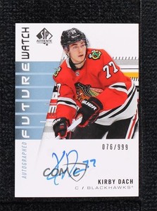 2019-20 SP Authentic Future Watch Rookies /999 Kirby Dach #199 Rookie Auto RC