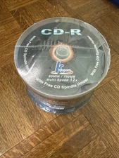 K Hypermedia CD-R Recordable 80MIN/700MB Multi Speed 12X 50 Discs NEW / Sealed