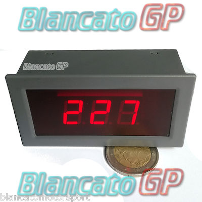 LED Voltmetro Amperometro AC Tester Di Corrente Di Tensione Del Display Digitale AC 100~300V 0-50A Misuratore Di Corrente Di Tensione Pannello Amp Volt Gauge(Rosso &amp; Blu