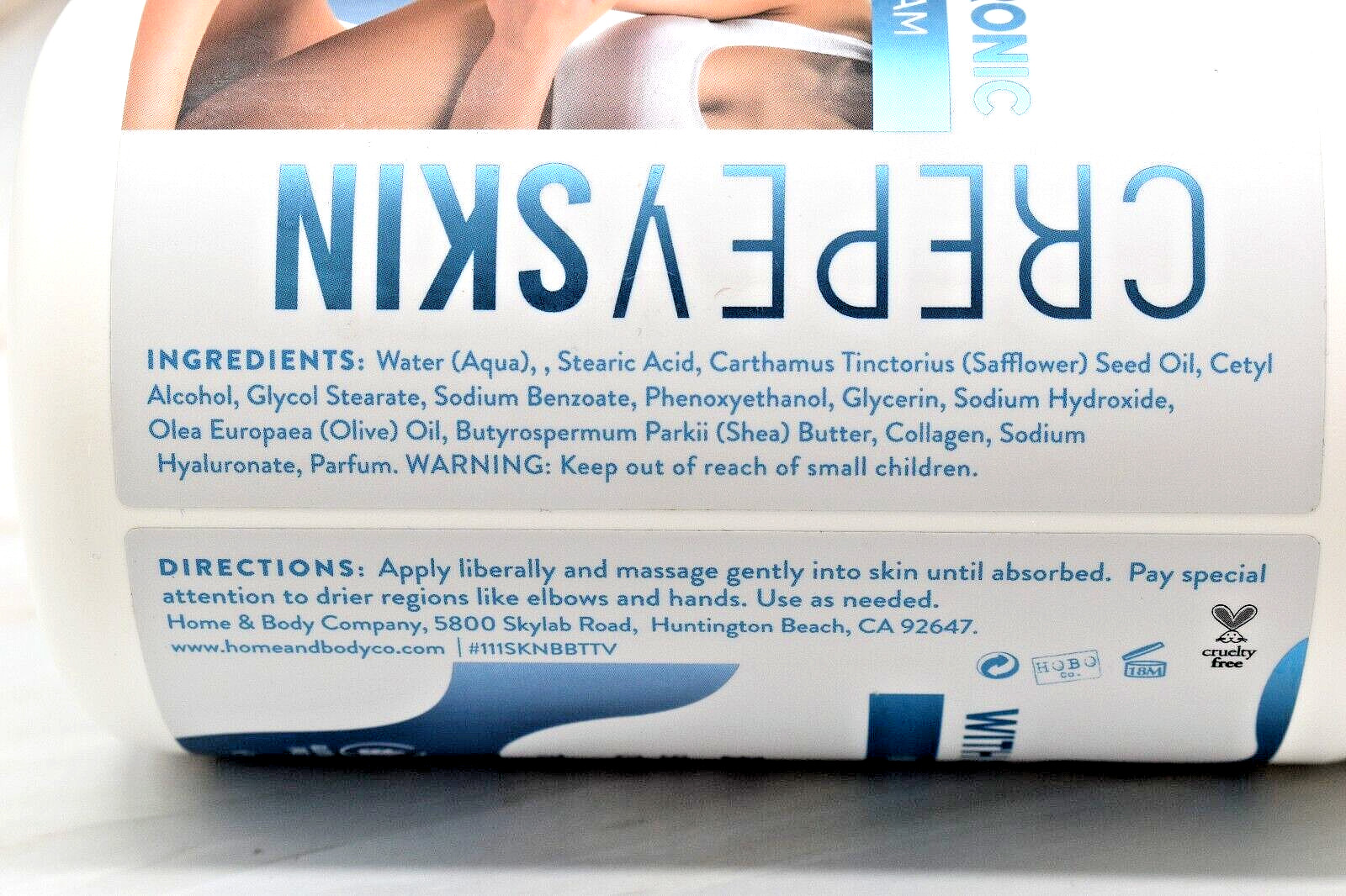 SKIN NUTR Crepey Collagen & Hyaluronic Body Butter Tea Tree Verbena