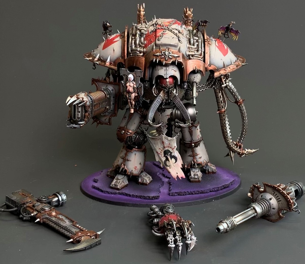 Warhammer 40K Knight Abominant Armies of Chaos Chaos Knights