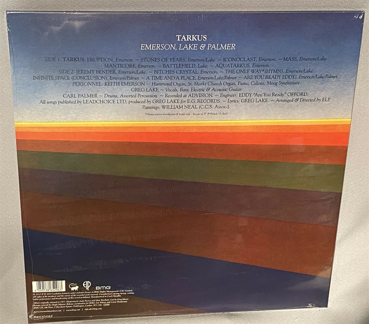 LP EMERSON LAKE & PALMER Tarkus (PICTURE Vinyl, BMG, RSD 2021) NEW