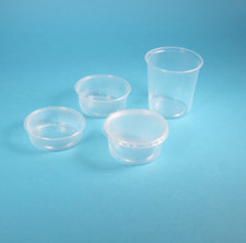 2000 Verpackungsbecher Feinkostbecher rund Rundbecher klar m. Deckel 125g 125ml