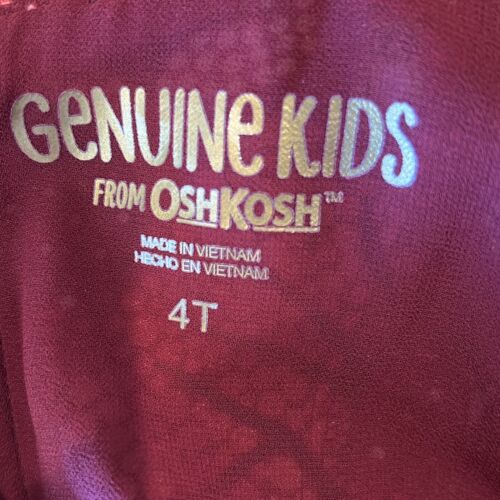 Genuine Kids Oshkosh Floral Dress Sz.4T - Picture 3 of 3