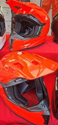 child cross helmet RED APPROVED ECE 2206