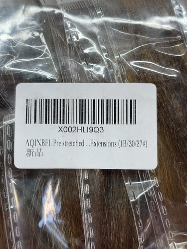 AQINBEL Treccia Capelli 26 Totali Pre Elasticizzati 26” Ombre Treccia Capelli (1B/30/27) - Foto 9 di 9