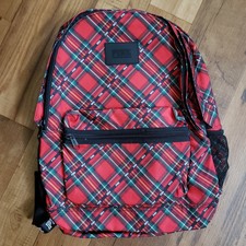 RED PLAID PRINT BRAND NEW Details about / Victorias Secret PINK CAMPUS Backpack