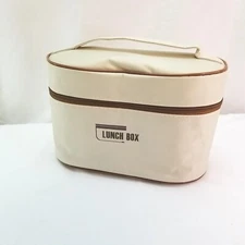 5PC  Bento Box Insulated Lunch Box Includ Spoon Chop Stick Hot Food School Work 