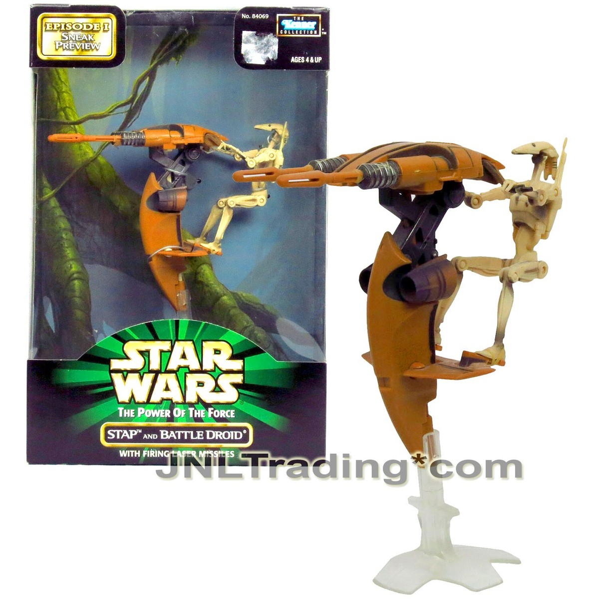 Yr 1998 Star Wars Power of the Force Episode 1 Vehicle Set STAP