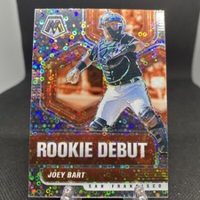 Joey Bart 2021 Panini Mosaic Rookie Debut Quick Pitch Silver Prizm #RD3 Giants