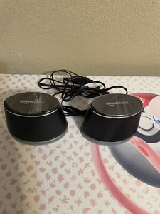 AmazonBasics V620BLACK USB-Powered PC Speakers with Dynamic Sound - Black