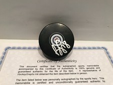 Bryan Little Autographed Signed Winnipeg Jets Puck COA  - CLEARANCE PRICED!!