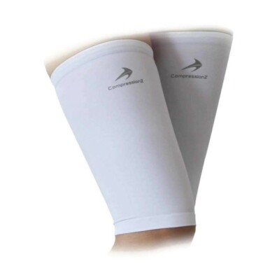 Compression Z Thigh Sleeves 1 Pair Hamstring Quad Groan Support Unisex 18-19.5''