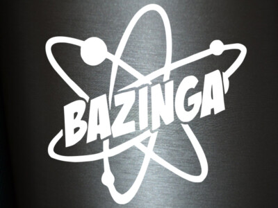 Plott Aufkleber Atom Bazinga Bam Sticker Shocker Tuning Static Stance Fun