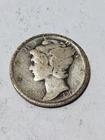 1917-P Mercury Dime 90% Silver Coin G - VG JBT 91