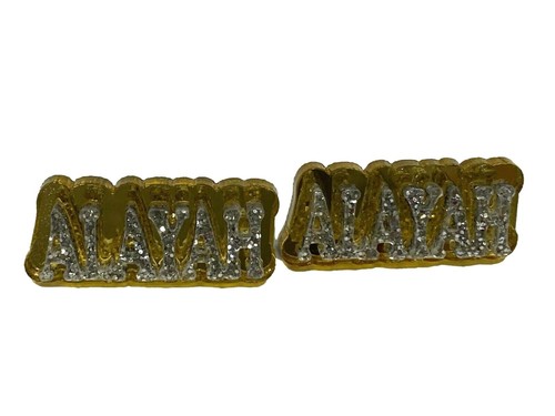Collar a juego pulsera de 1,5" pendientes de bambú placa de identificación personalizar juego infantil - Imagen 7 de 12