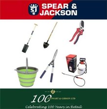 SPEAR AND JACKSON RANGE - SPRAYER, BUCKET, SECATEURS, SHOVEL AND ACCESSORIES 