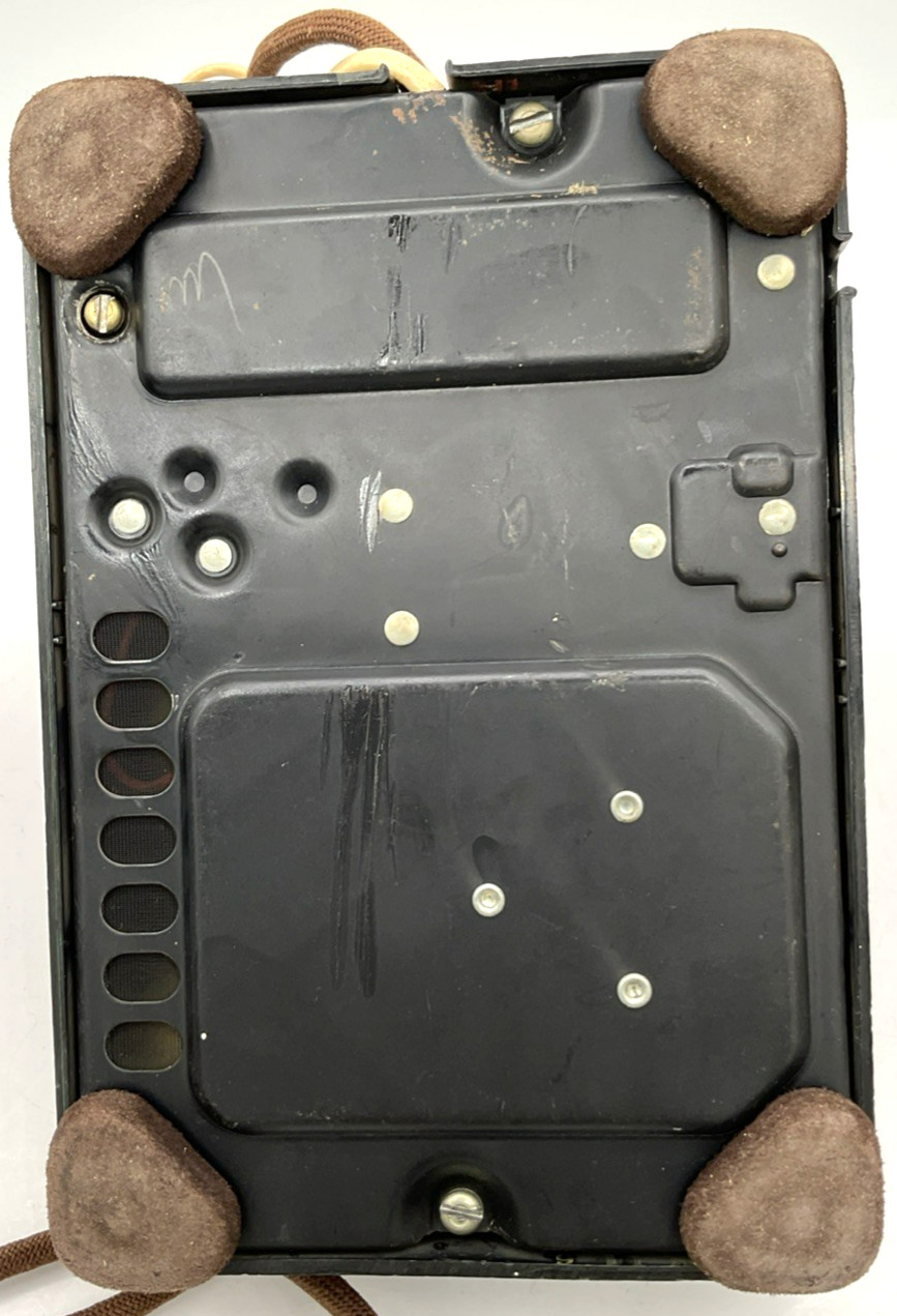 1940s Bell System Western Electric F1 Rotary Dial Desk Telephone Black Phone