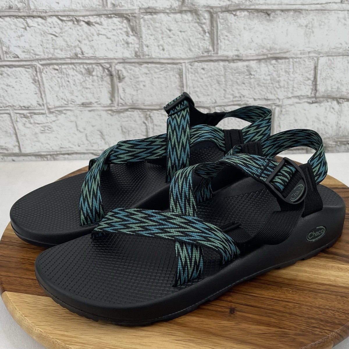 Chaco Men’s Size 11 Blue Black Geometric Z Cloud 2 Sandals Chaco Women main image 2