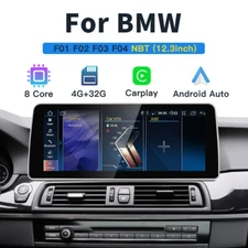 12.3'' Car Android Screen Navi Wifi Carplay For BMW 7 Series F01 F02 2013-15 NBT