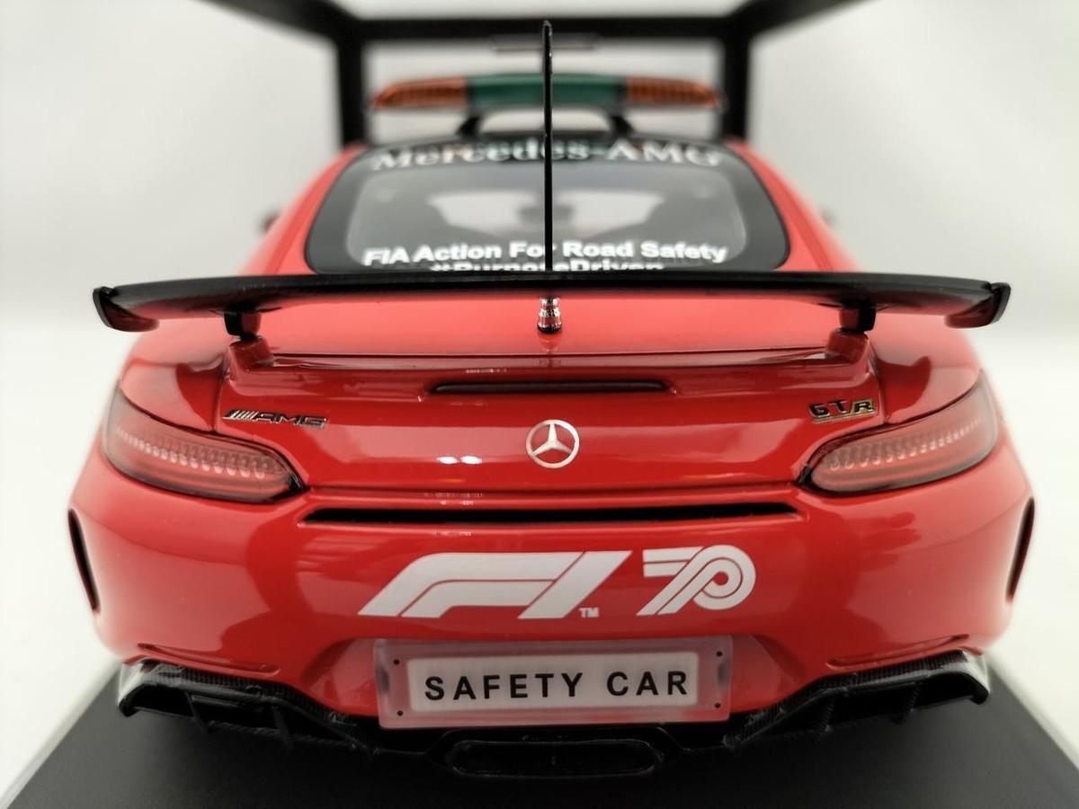 MINICHAMPS Minicar 1/18 MERCEDES-AMG GT R-SAFETY CAR F Used MINICHAMPS Minicar 1/18 MERCEDES-AMG GT R-SAFETY CAR F Used