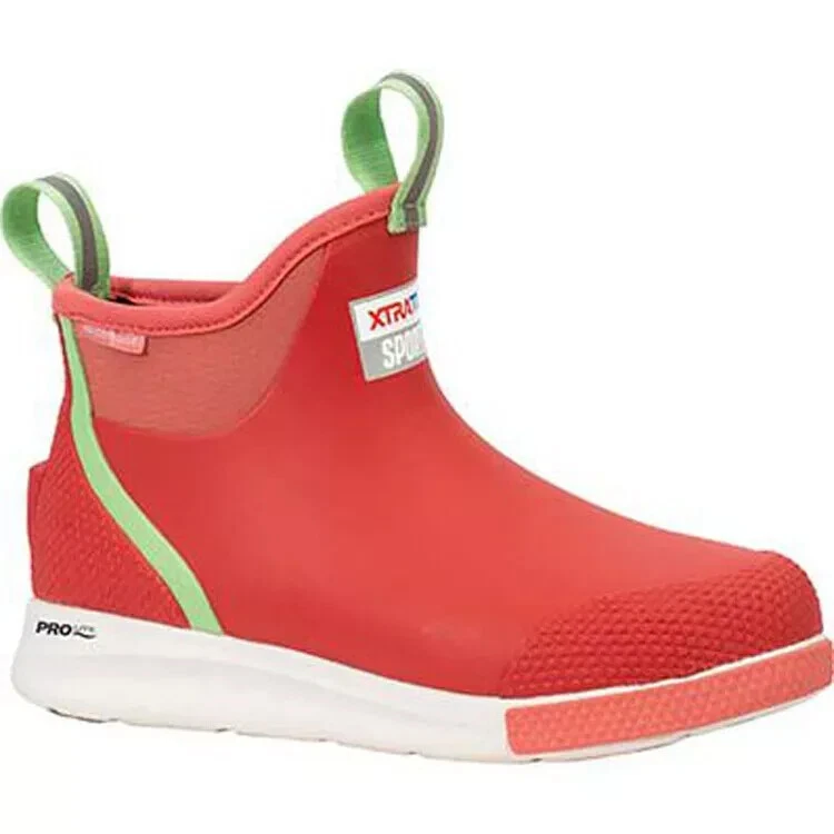 Xtratuf ADSW-400 Women's Ankle Deck Boot Sport Coral Size 10 QR