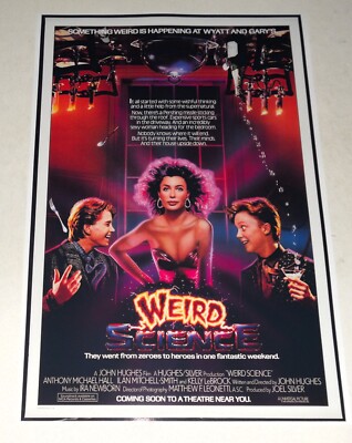 Weird Science Classic 1985 Theatrical Poster 19''x13'' Anthony Hall, Robert Downey