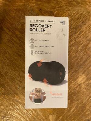 Sharper Image Recovery Roller Rechargeable Vibrating Massager (Brand New)