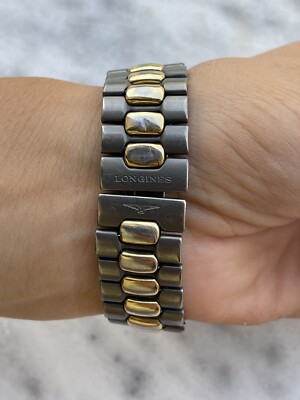 Longines Conquest Watch V.H.P Quartz Titanium Mens 35mm Swiss Made