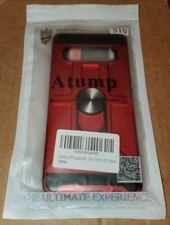 Atump Cell Phone Case with Ring for Galaxy S10 Red NEW