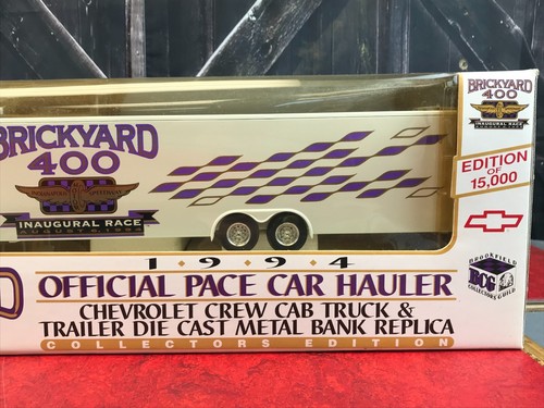 NIB Diecast Brookfield Collectors Guild BRICKYARD 400 CHEVROLET CREW CAB 1:25 - Picture 4 of 11