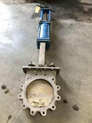 LVC Lined Valve Company 10'' 316 Stainless Steel 12 Lug Gate Valve ;150PSI supply