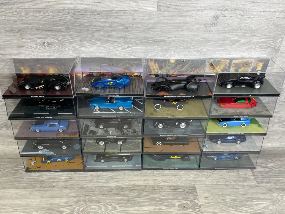 Batman Batmobile Automobilia Eaglemoss x20 Issues inc No 1, Die-Cast 1:43 Scale - Image 2 of 4