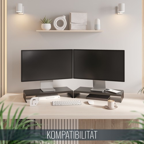Monitor Drucker Tischaufsatz Erhöhung Metall FS081 empfohlen für 13-32 Zoll - Bild 6 von 9