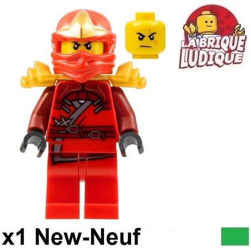 LEGO Figürchen Minifig ninjago Kai Ninja Rot Zx Shoulder Armor Rüstung njo0032