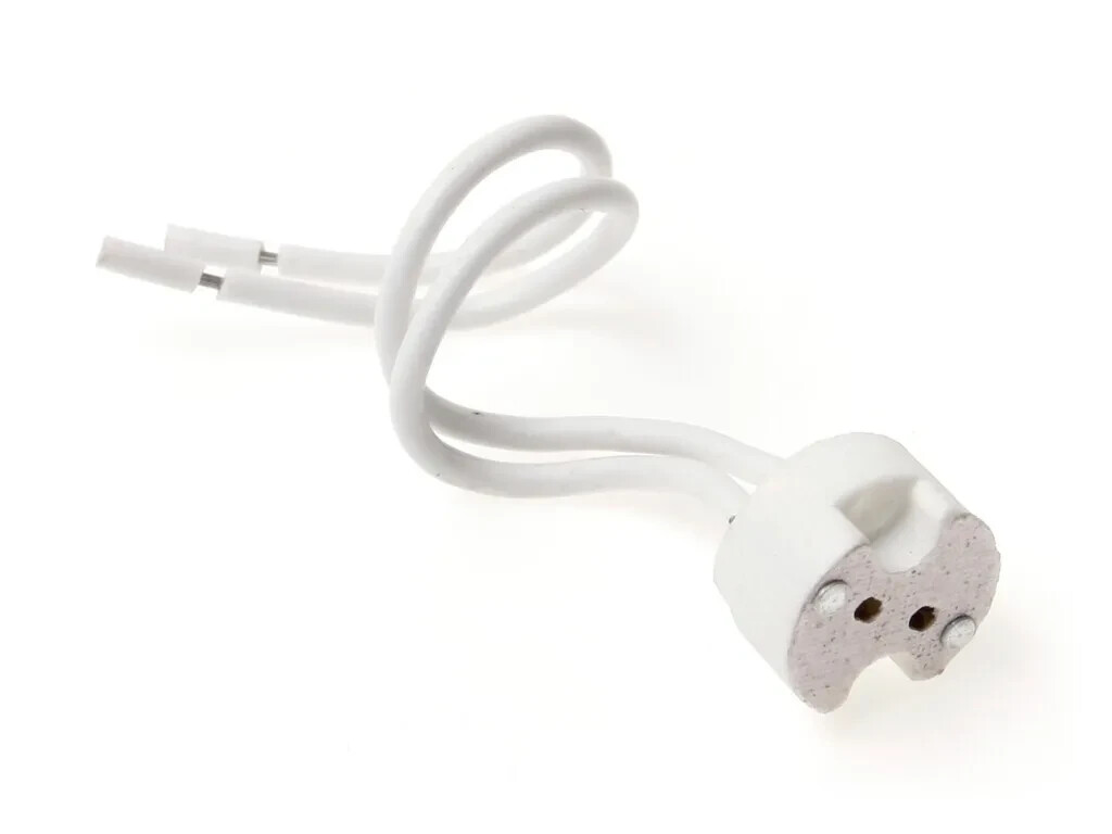 6x MR16 GU5.3 SOCKET LED BULB HALOGEN LAMP HOLDER 12V BASE 14cm WIRE CONNECTOR