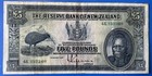 1934 New Zealand Lefeaux Five Pounds Banknote Vf. PLEASE READ POSTAGE DETAILS.22